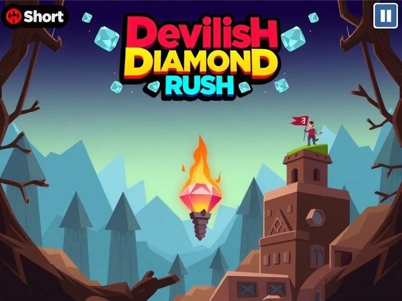 Devilish Diamond Rush Gameplay Screenshot